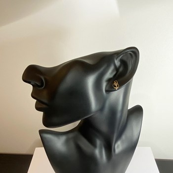 Earrings gymnastics GR EXPRESSION hoop - Gold-plated