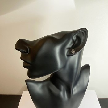 Earrings gymnastics GR EXPRESSION hoop - Sterling silver