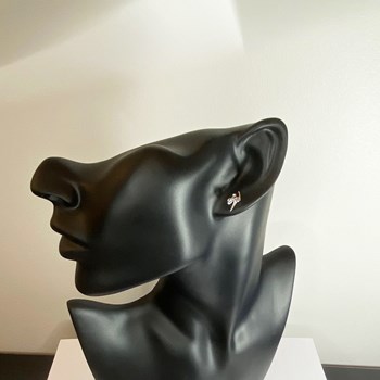 Earrings gymnatsique GR EXPRESSION corde - Solid silver