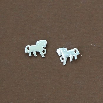 Horse earrings - Solid silver