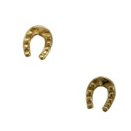 Boucles d'oreilles fer à cheval - Plaqué or