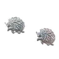 Boucles d'oreilles hérisson ou Niglo - Argent massif