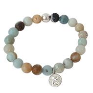 Bracelet pierres naturelles multicolore amazonite Serenity