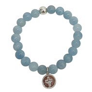 Bracelet pierres naturelles aigue marine Serenity