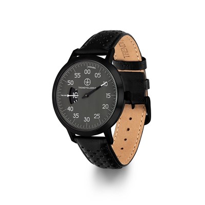 Montre en cuir aiguille unique PAUL TRENDY CLASSIC MATY