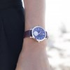 Montre Femme GIORGIO bracelet Cuir Violet - vue V3