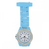 Montre Infirmière KRAZY NURSE bracelet Acier Bleu - vue V1