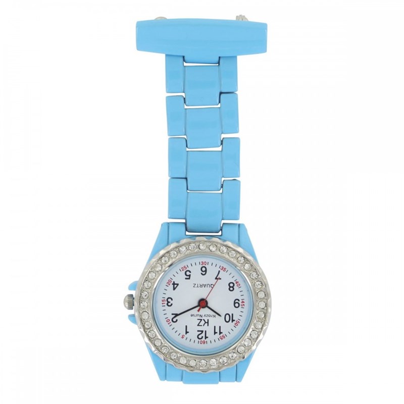 Montre Infirmière KRAZY NURSE bracelet Acier Bleu