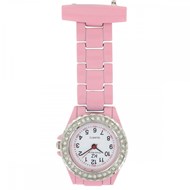 Montre Infirmière KRAZY NURSE bracelet Acier Rose