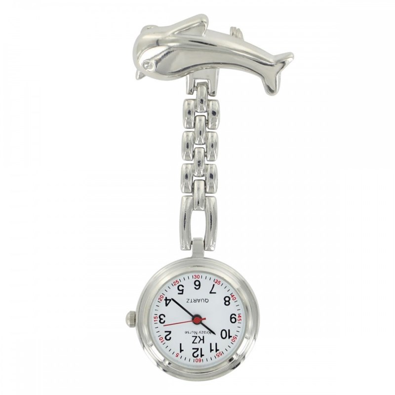 Montre Infirmière KRAZY NURSE bracelet Acier Argenté