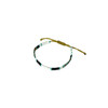 Bracelet Claire BERTEAU Aqua Perles plates en verre 5 - vue V1