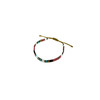 Bracelet Claire BERTEAU Colorful Perles plates en verre 5 - vue V1