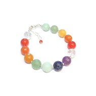 Bracelet Chakra en Pierres Naturelles et Argent 925