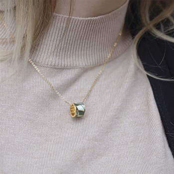 Art M1 gold-plated steel necklace