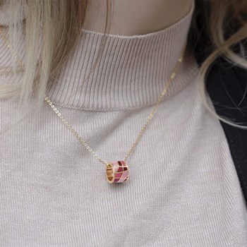 Art M2 gold-plated steel necklace