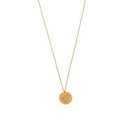 Collier signe astrologique constellation du zodiaque Sagittaire acier doré