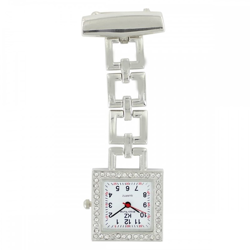 Montre Infirmière KRAZY NURSE bracelet Acier Argenté