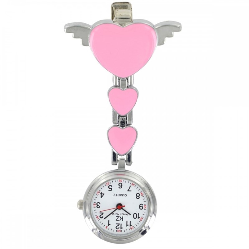 Montre Infirmière KRAZY NURSE bracelet Acier Rose