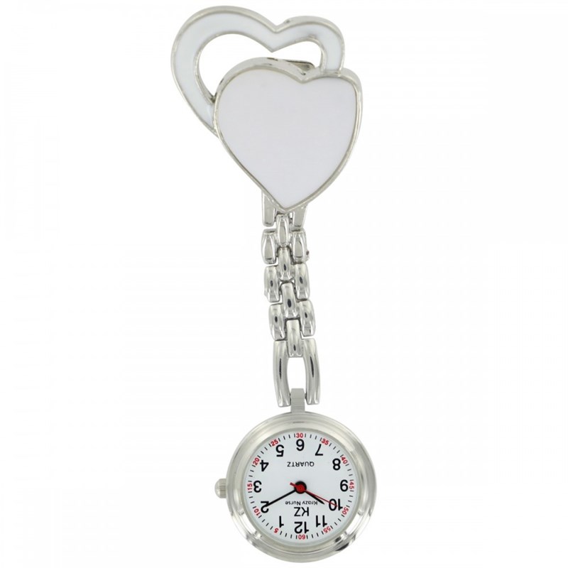 Montre Infirmière KRAZY NURSE bracelet Acier Blanc