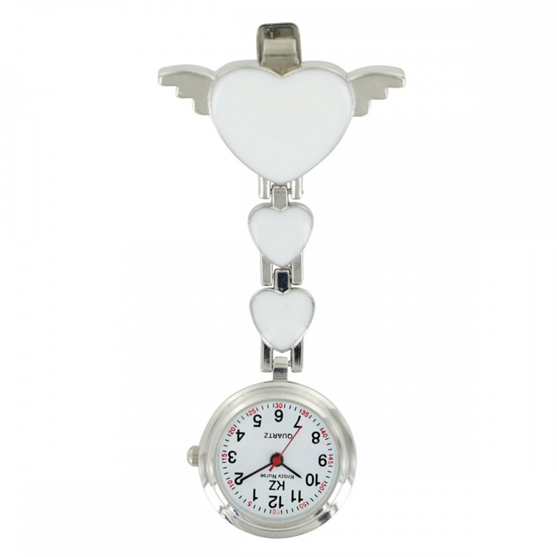 Montre Infirmière KRAZY NURSE bracelet Acier Blanc