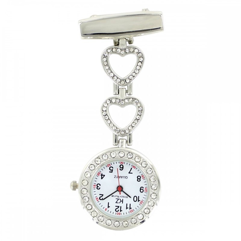 Montre Infirmière KRAZY NURSE bracelet Acier Argenté