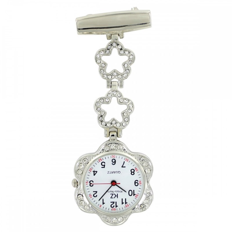 Montre Infirmière KRAZY NURSE bracelet Acier Argenté