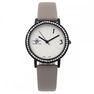 Montre Femme M. JOHN bracelet Cuir Gris