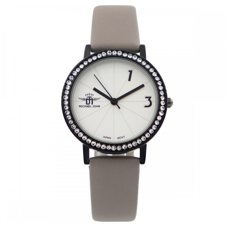 Montre Femme M. JOHN bracelet Cuir Gris