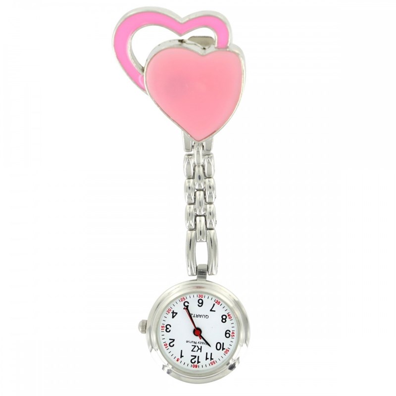 Montre Infirmière KRAZY NURSE bracelet Acier Rose