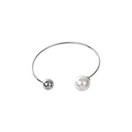 Bracelet ouvert balle et perle
