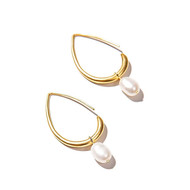 Boucles d'oreilles goutte de perle