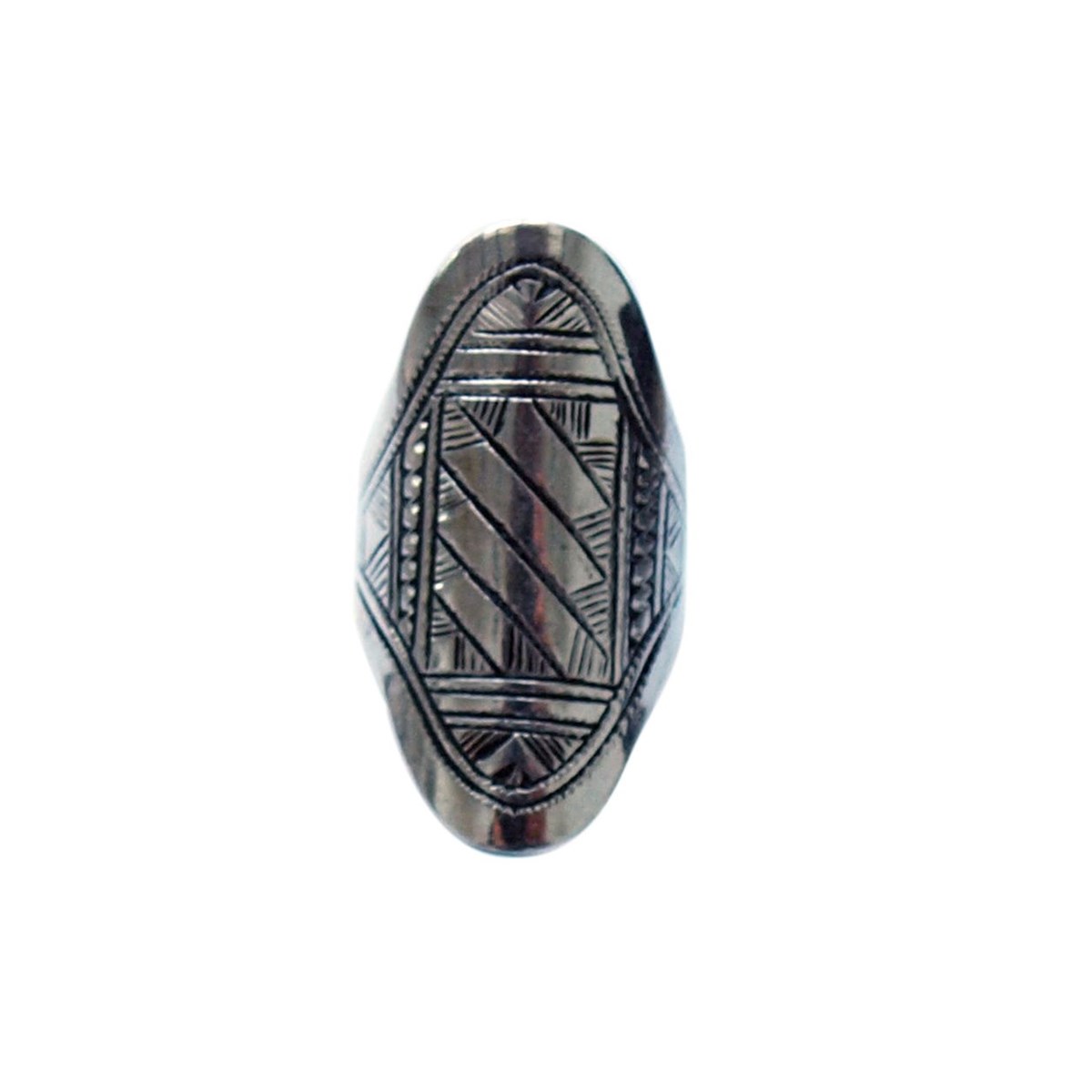 Bague traditionelle Touareg longue - vue 2