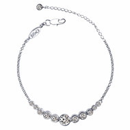 Bracelet RONDELLE en Plaqué Rhodium et Cristal Swarovski® Blanc