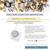 Bracelet souple orné de cristaux Swarovski Blanc en plaqué Or Blanc et rhodié - vue V2
