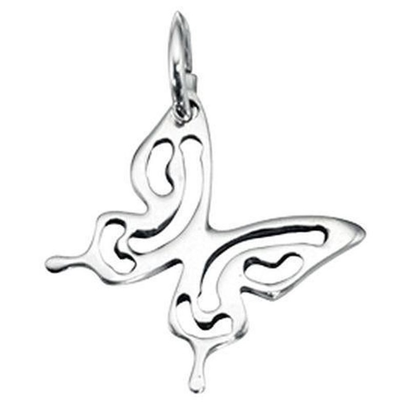 Collier papillon en argent 925/1000