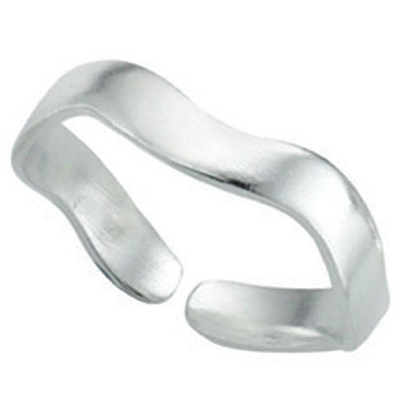Bague orteil  ajustable en argent 925/1000
