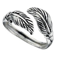 Bague orteil  ajustable en argent 925/1000