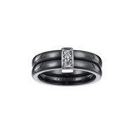 Bague Kinsley en Argent avec diamant blanc