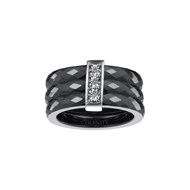 Bague Nova en Argent avec diamant blanc
