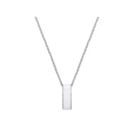 Collier acier et céramique Céranity