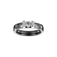 Bague Makayla en Argent avec oxyde de zirconium blanc