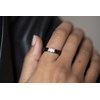 Bague Makayla en Argent avec oxyde de zirconium blanc - vue V2