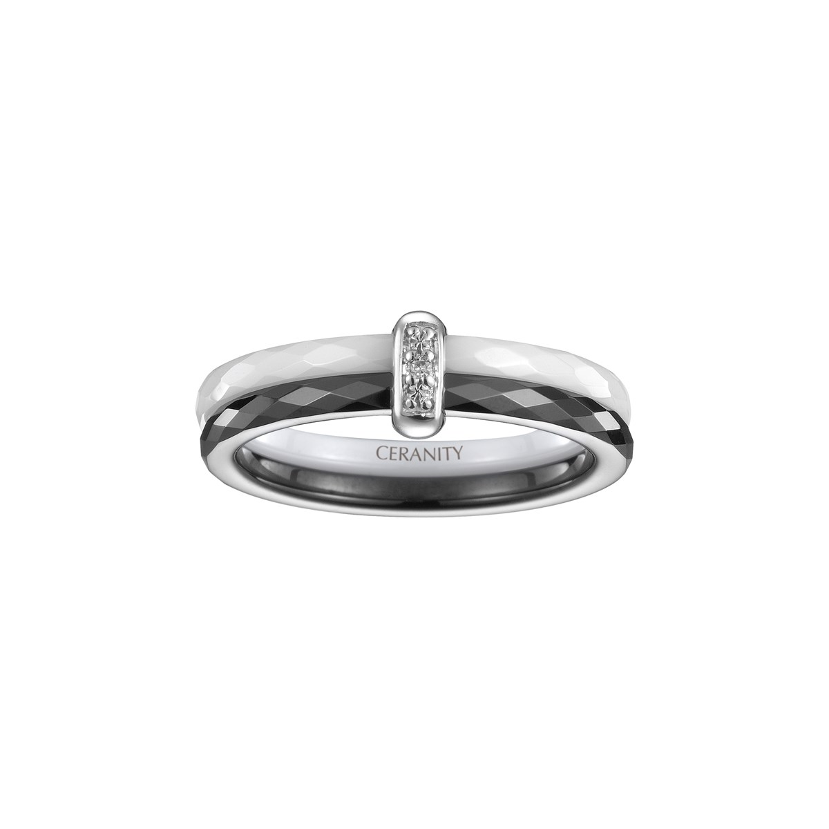 Bague Rylee en Argent avec diamant blanc