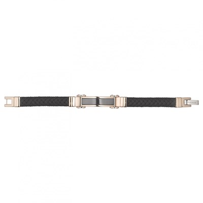 Bracelet Cuir et Acier Phebus - vue V1