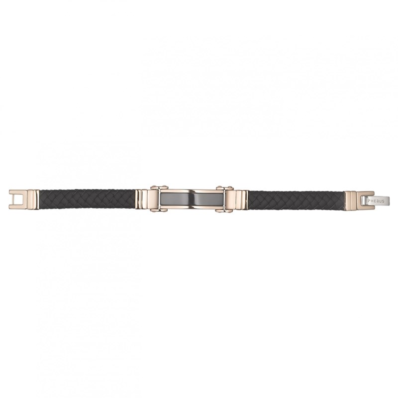 Bracelet Cuir et Acier Phebus - vue V1