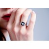 Bague Addison en Argent avec oxyde de zirconium blanc - vue V2