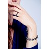 Bague Alana en Argent avec oxyde de zirconium blanc - vue V2