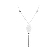 Collier Sautoir Ceramique fleur Ceranity
