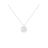 Collier Ceramique et acier papillon