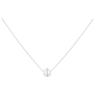 Collier boule ceramique et argent Ceranity